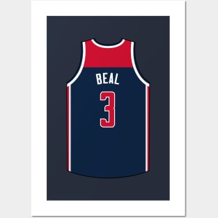 Bradley Beal Washington Jersey Qiangy Posters and Art